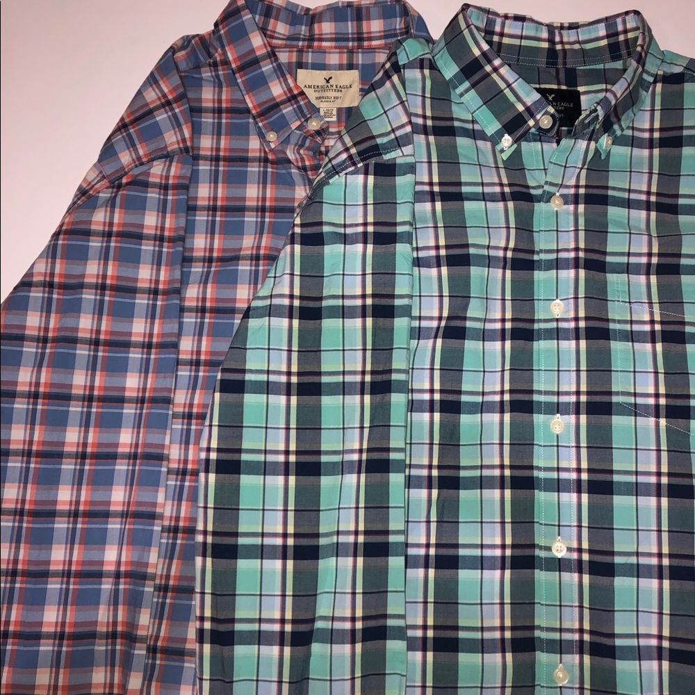 American Eagle Seriously Soft Classic fit button